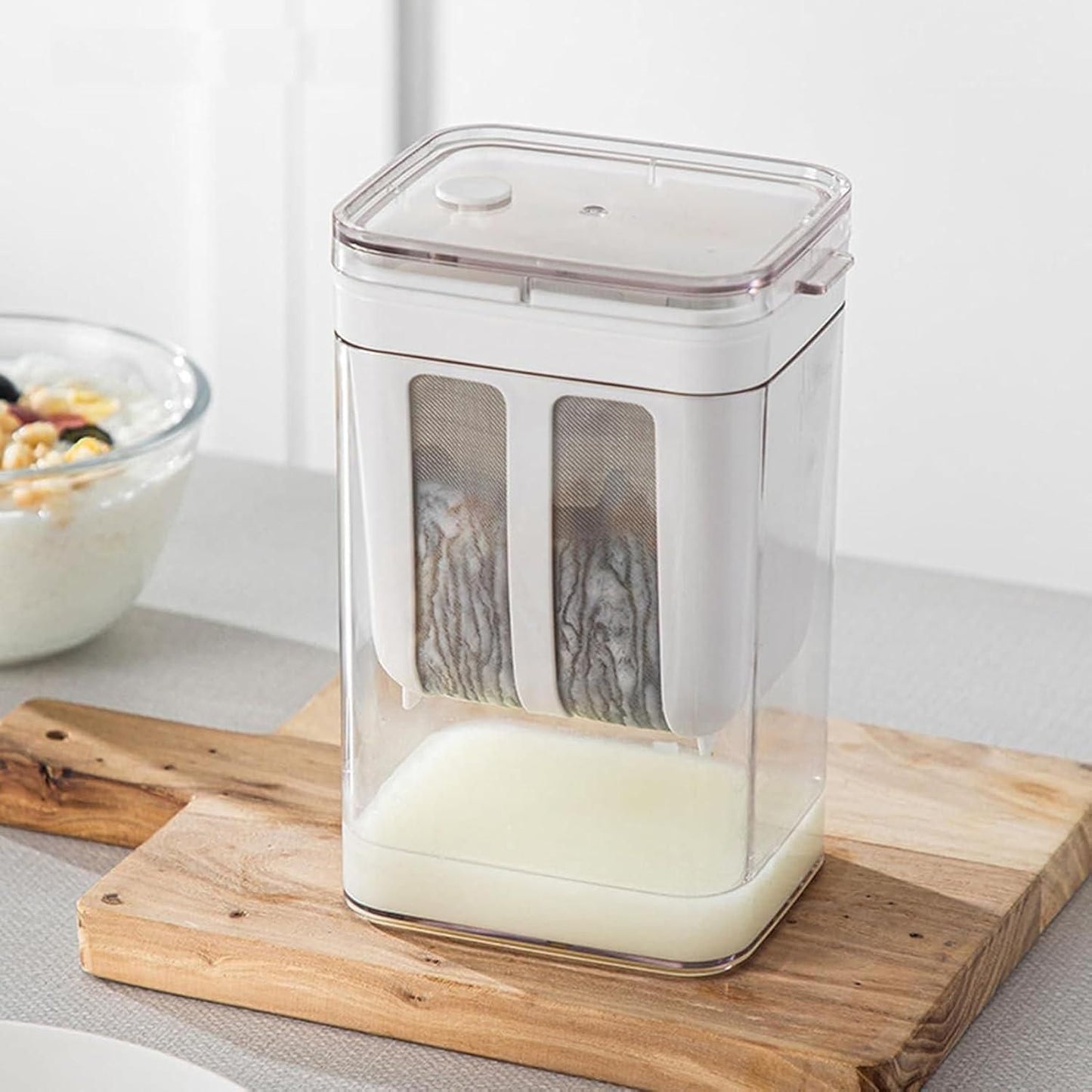 Multi purpose yogurt filter and curd strainer