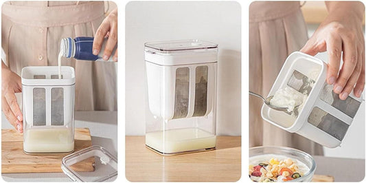 Multi purpose yogurt filter and curd strainer