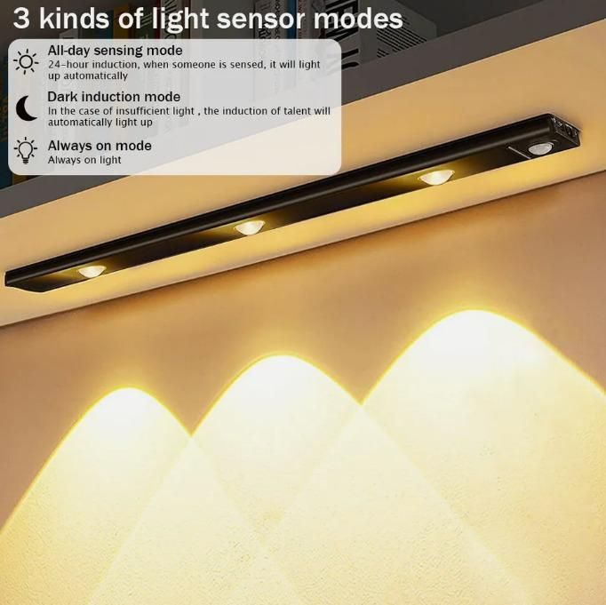 Rechargeable led sensor lights