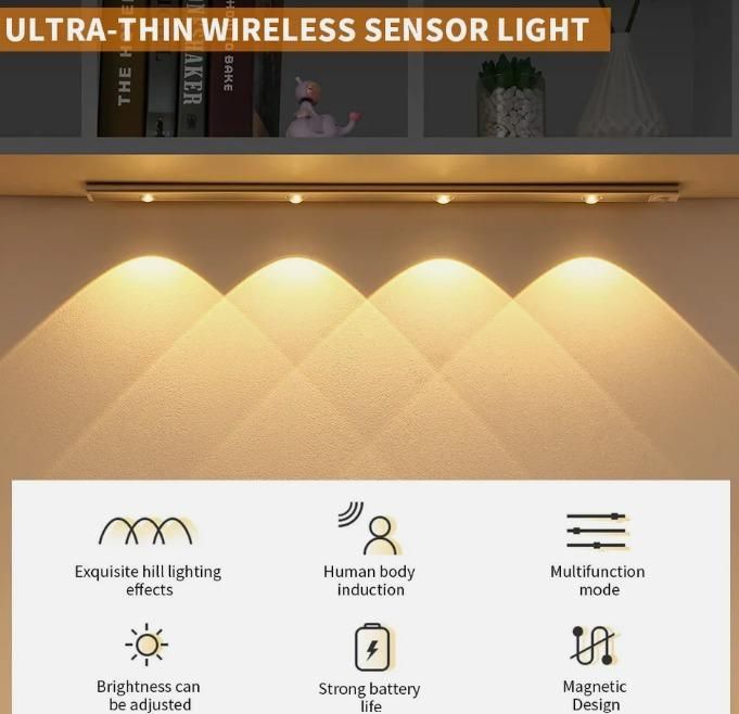 Rechargeable led sensor lights